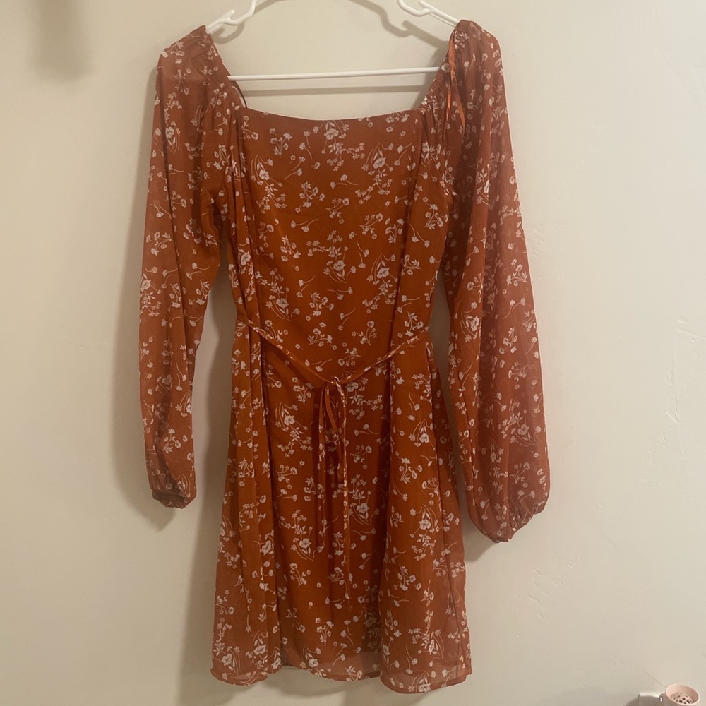 Square Neck Mini Dress